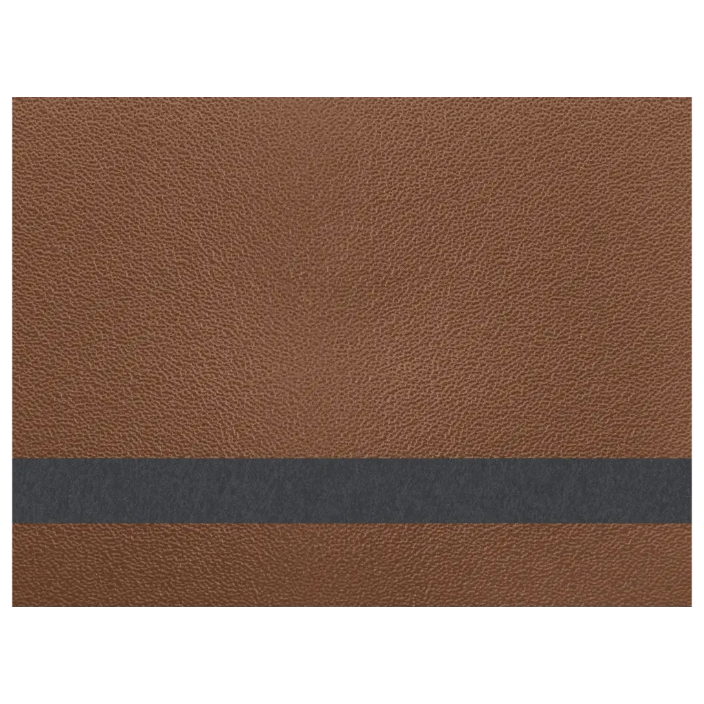 Genuine Brown Bovine Leather Sheet with Adhesive 12"x24" 