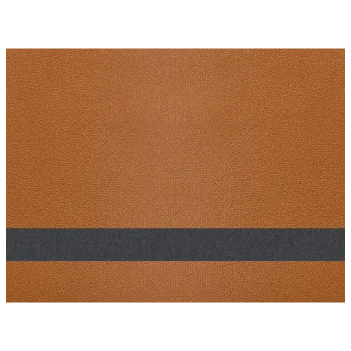 Genuine Caramel Bovine Leather Sheet with Adhesive 12"x24" 