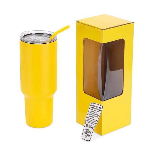 [parkedit-custom-tumblers-3] 40oz Custom Laser Engraved Tumblers (Yellow)