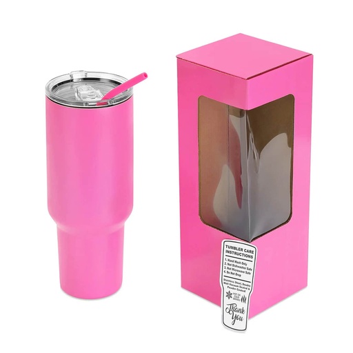[parkedit-custom-tumblers-4] 40oz Custom Laser Engraved Tumblers (Pink)