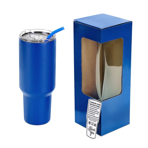 [parkedit-custom-tumblers-5] 40oz Custom Laser Engraved Tumblers (Blue)