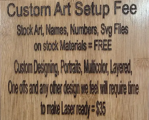 Custom Artwork Setup Fee